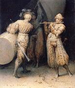 Pieter Bruegel The three soldiers painting